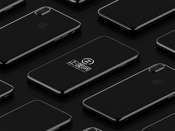 黑色iphone 8样机