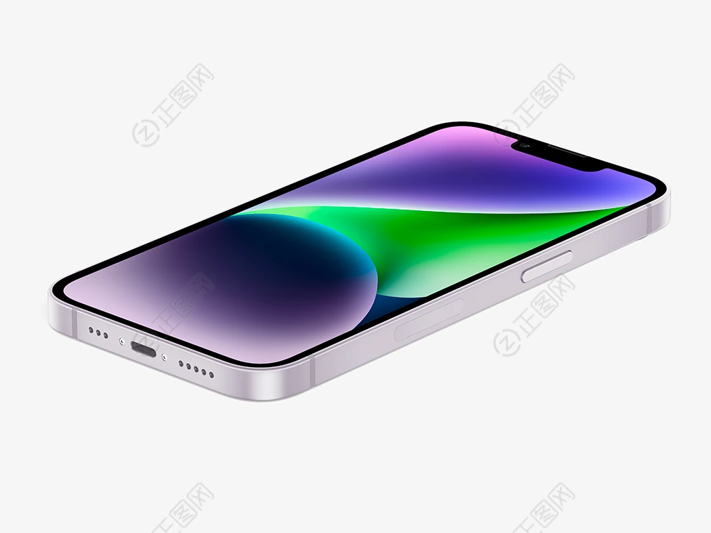 紫色大气iphone 14手机样机模板 紫色大气iphone 14手机样机模板