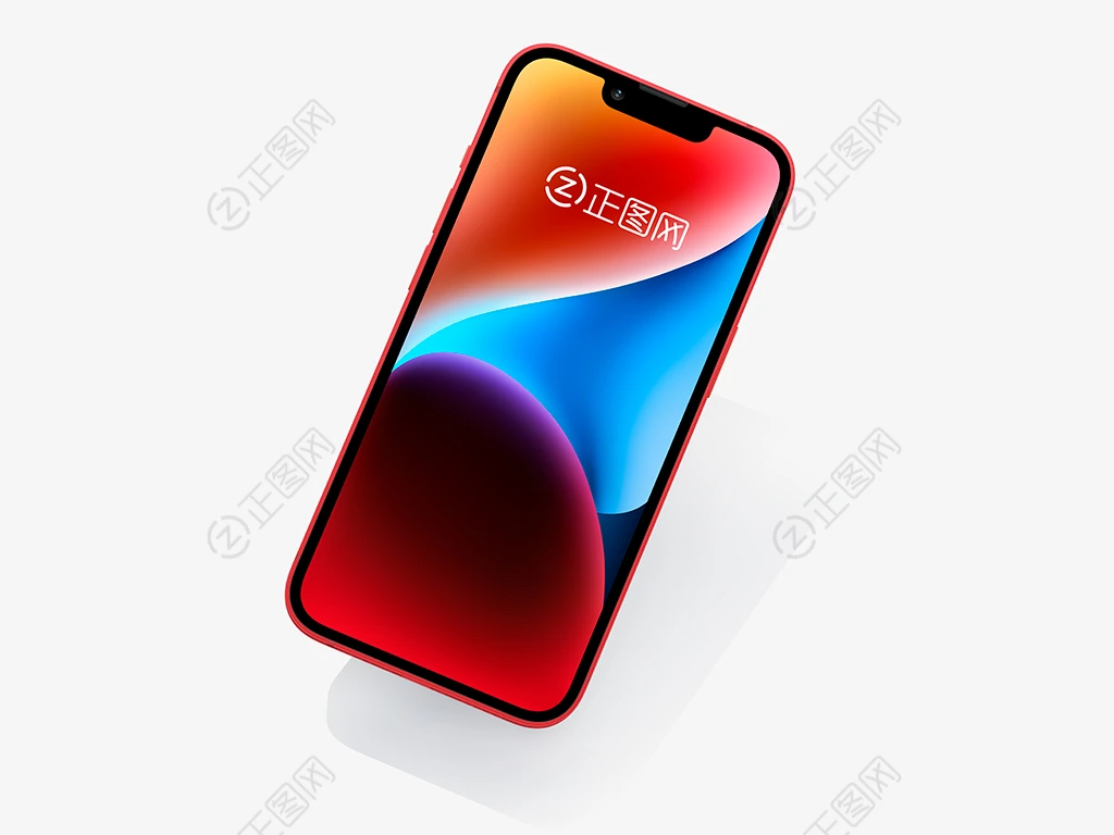 红色iphone 14样机 红色iphone 14样机